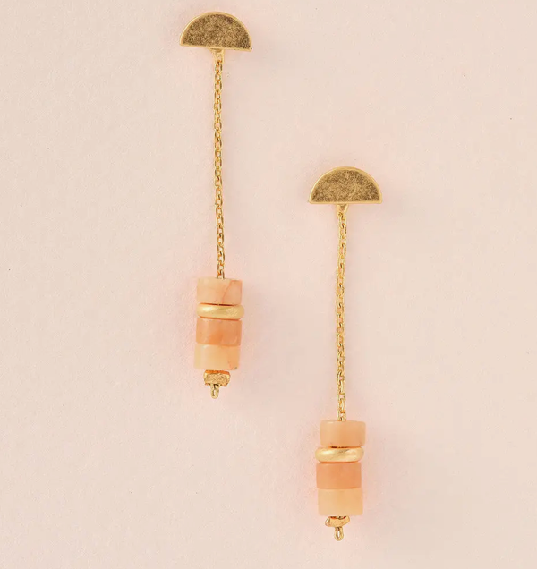 Stone Meteor Earrings