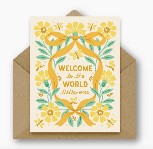 Welcome To The World Card