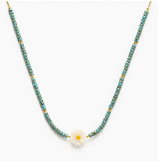 Daisy Bead Necklace