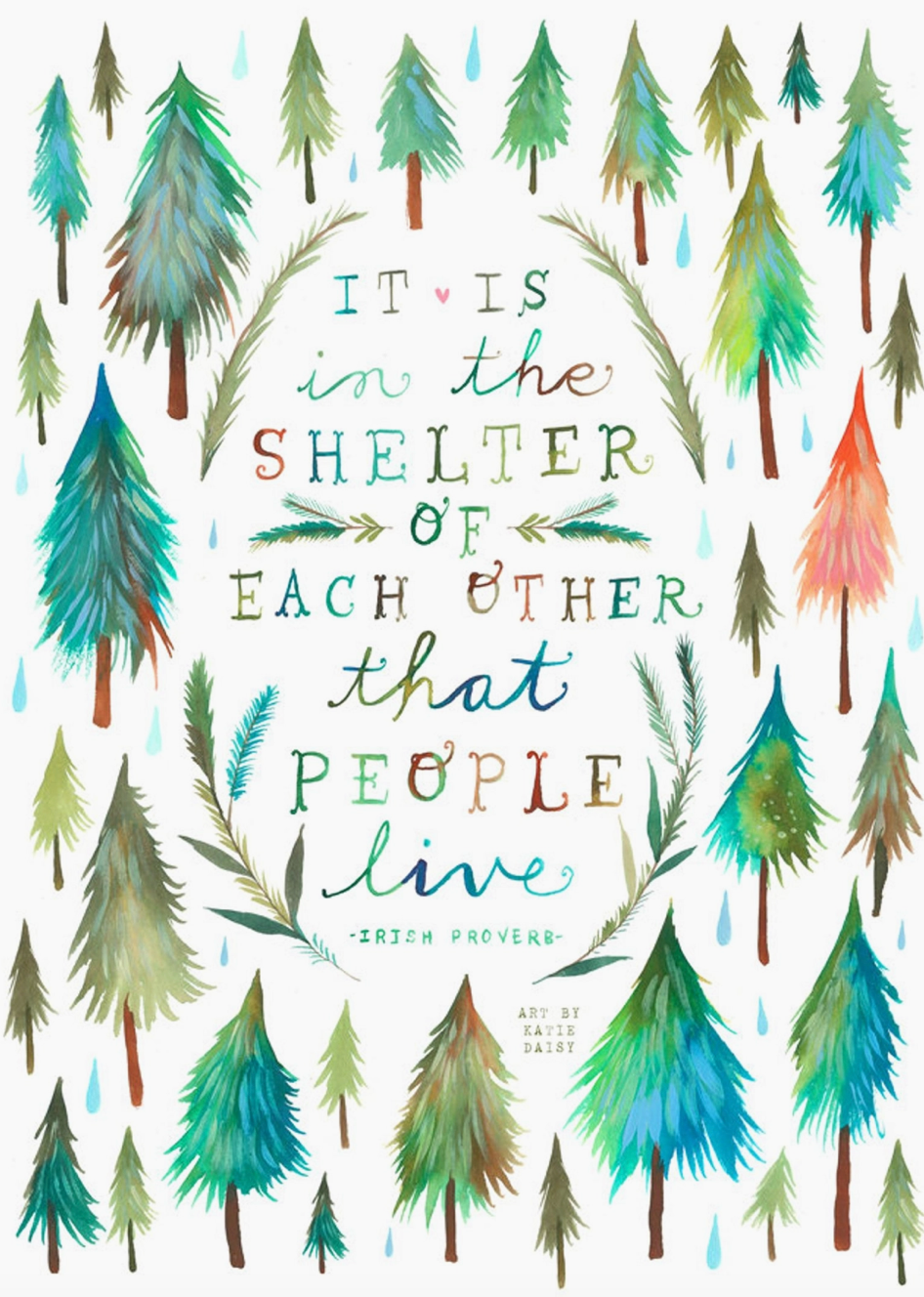 Shelter of Each Other Print