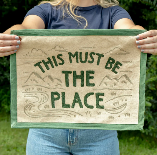 This Must Be The Place Canvas Banner