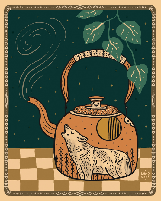 Howling Kettle Print