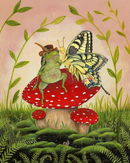 Toadstool Sweethearts Print