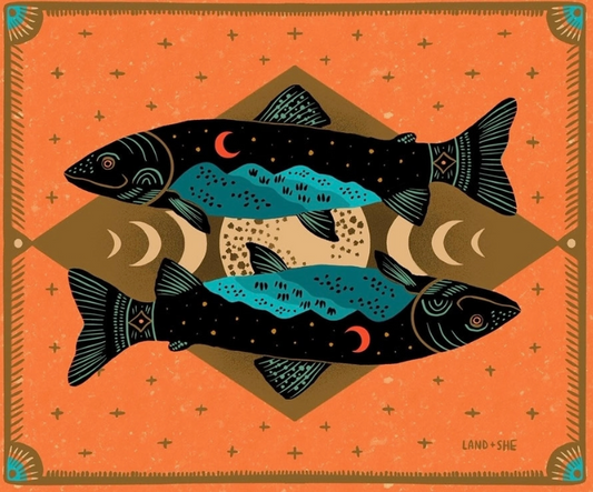 Twilight Trouts Print