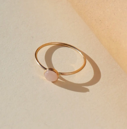 Rose Quartz Ring