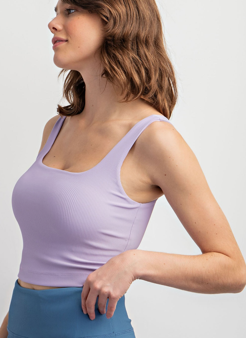 Ribbed Crop Tank