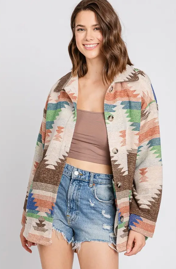 Bright Aztec Jacket