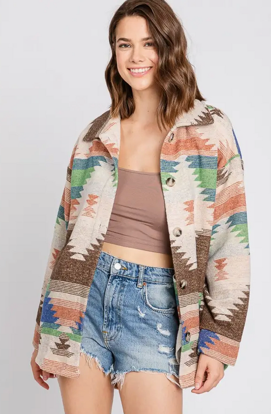 Bright Aztec Jacket
