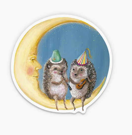Moon Party Sticker