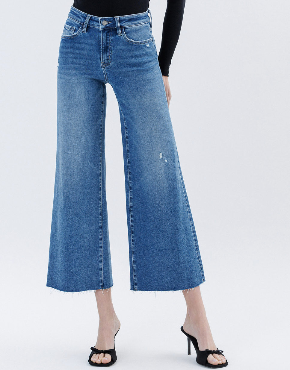 Wisconsin Rapids Crop Wide Jeans