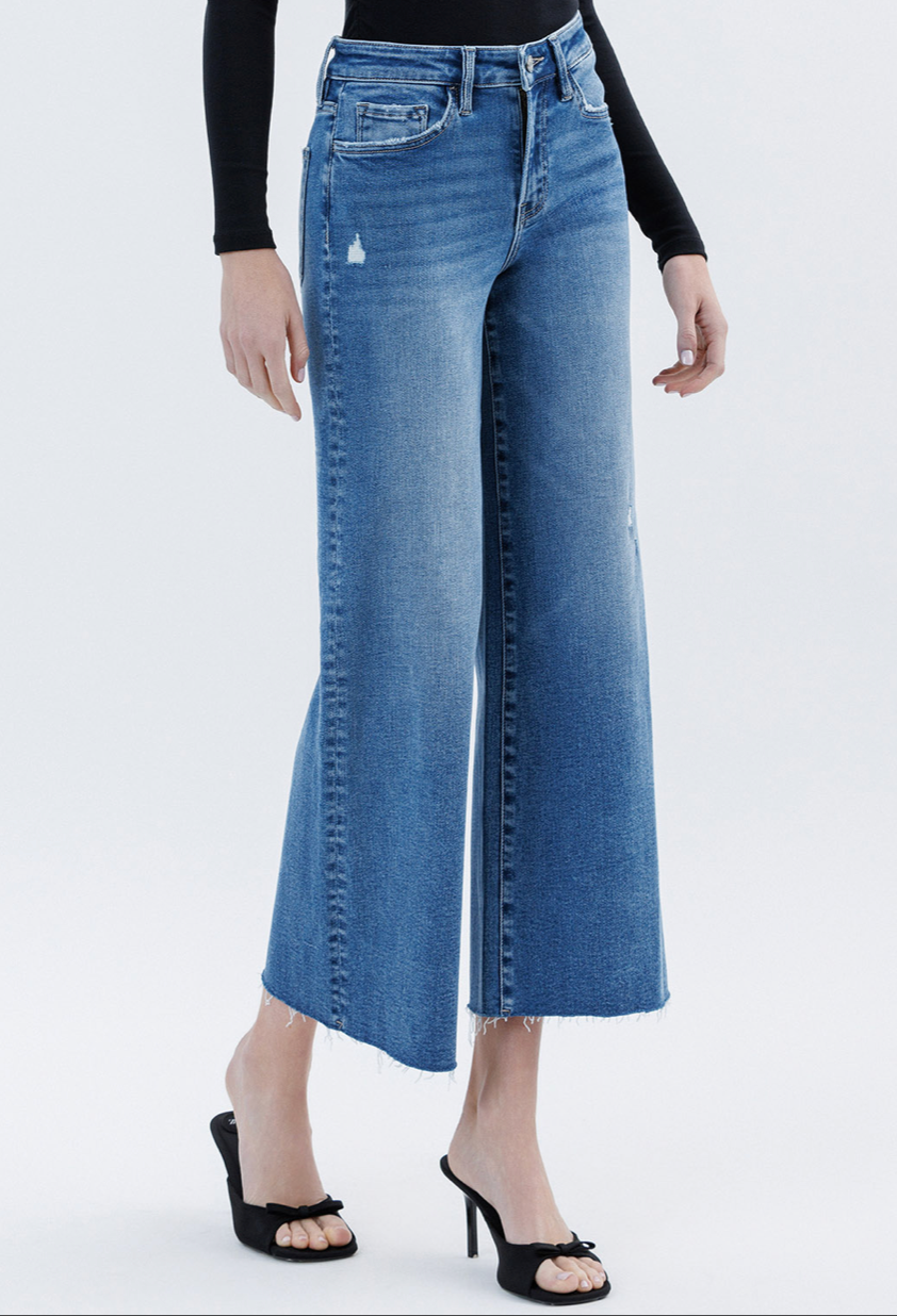 Wisconsin Rapids Crop Wide Jeans