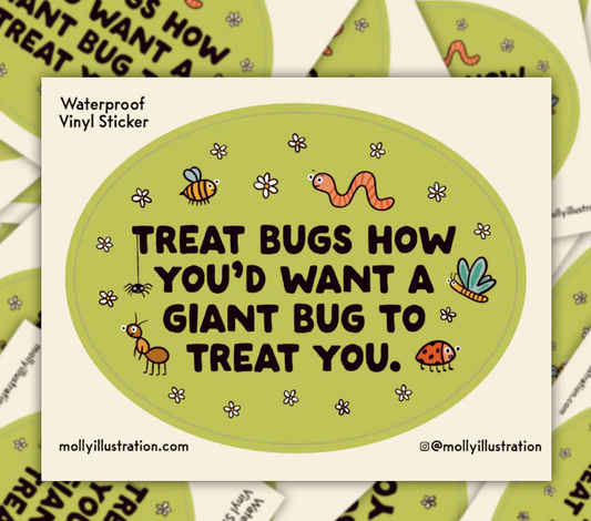 Treat Bugs Sticker