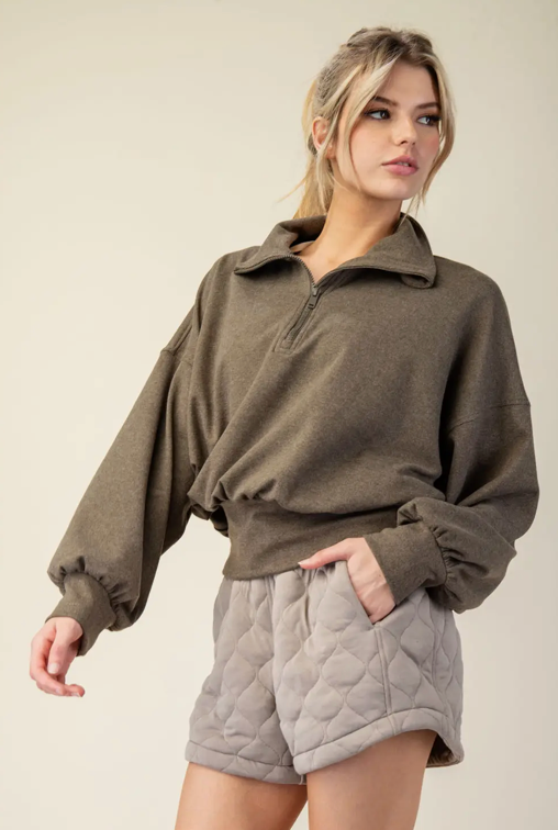 Rib Brush Sweatshirt