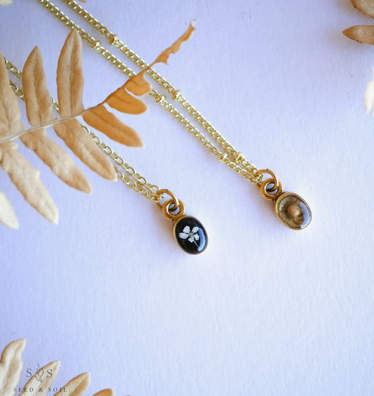 Tiny Oval Necklace