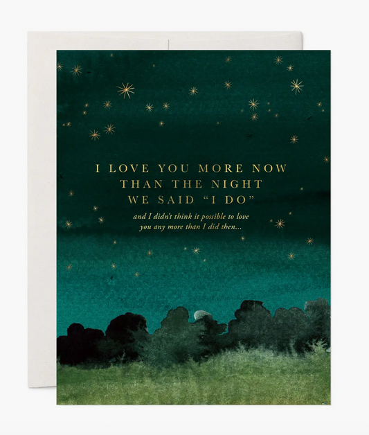 The Night We Said I Do Card
