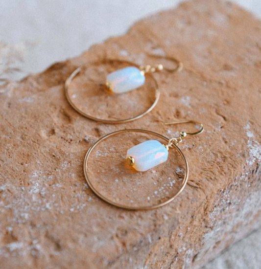 Celestial Glow Hoops