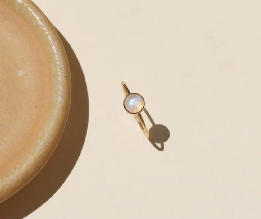 Moonstone Glow Ring