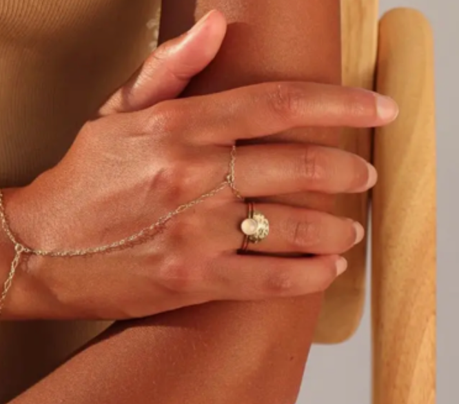 Moonstone Glow Ring