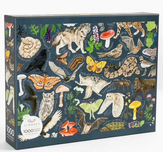 Midnight Flora & Fauna Puzzle