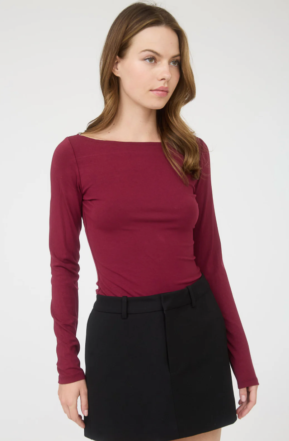 Boat Neck Top