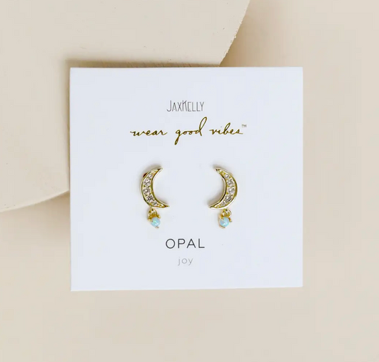 Moon Drop Earrings