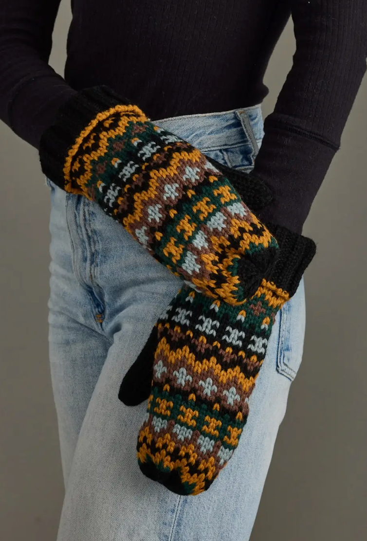 Patterned Mittens