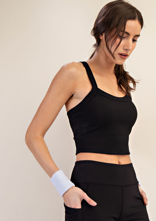 Ribbed Racerback Tank