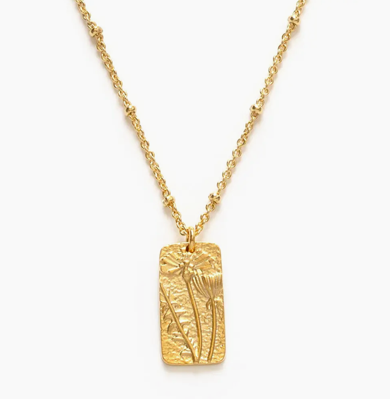 Flower Medallion Necklace