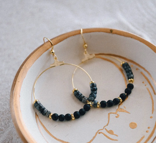 Gypsy Sunrise Hoops