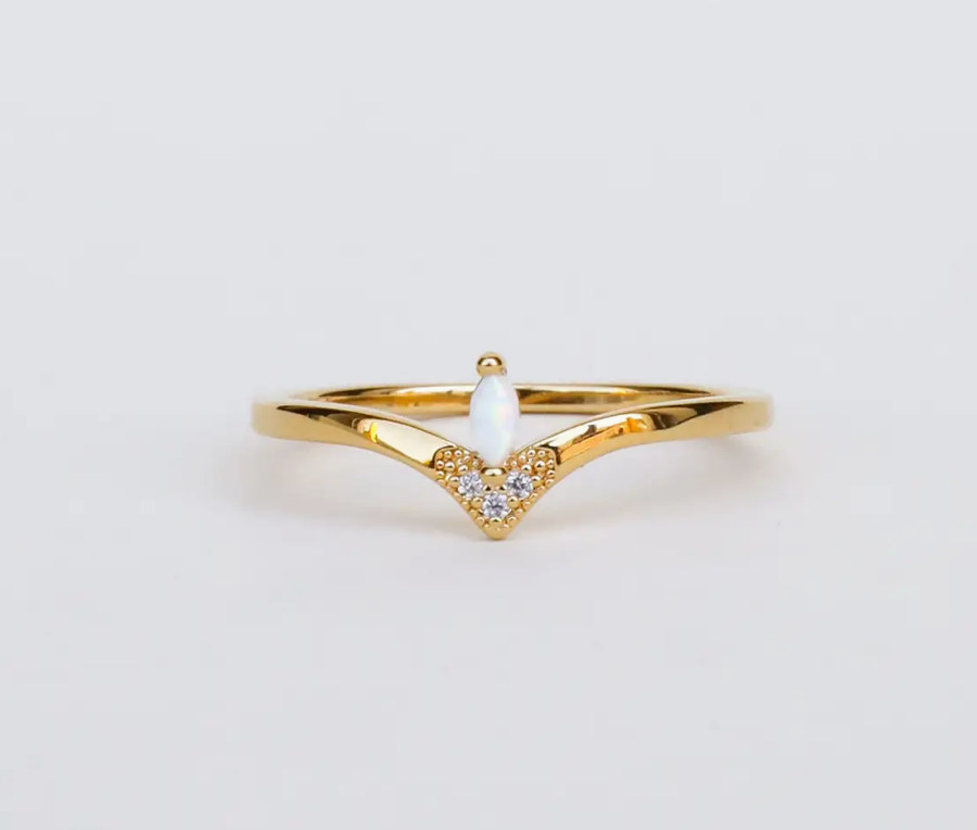 Floating Gemstone Ring