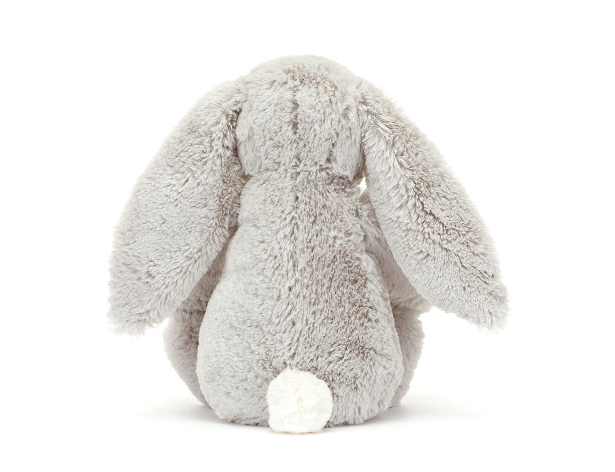 Silver Blossom Bunny Plush