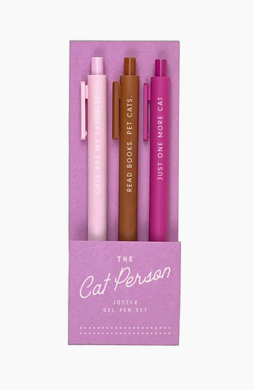 The Cat Person Gel Pen Set