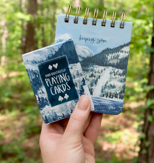 Winter Landscape Playing Card Set