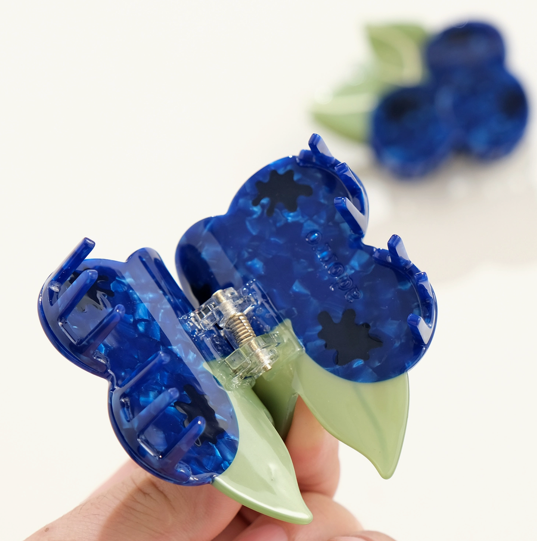 Blueberry Bunch Claw Clips