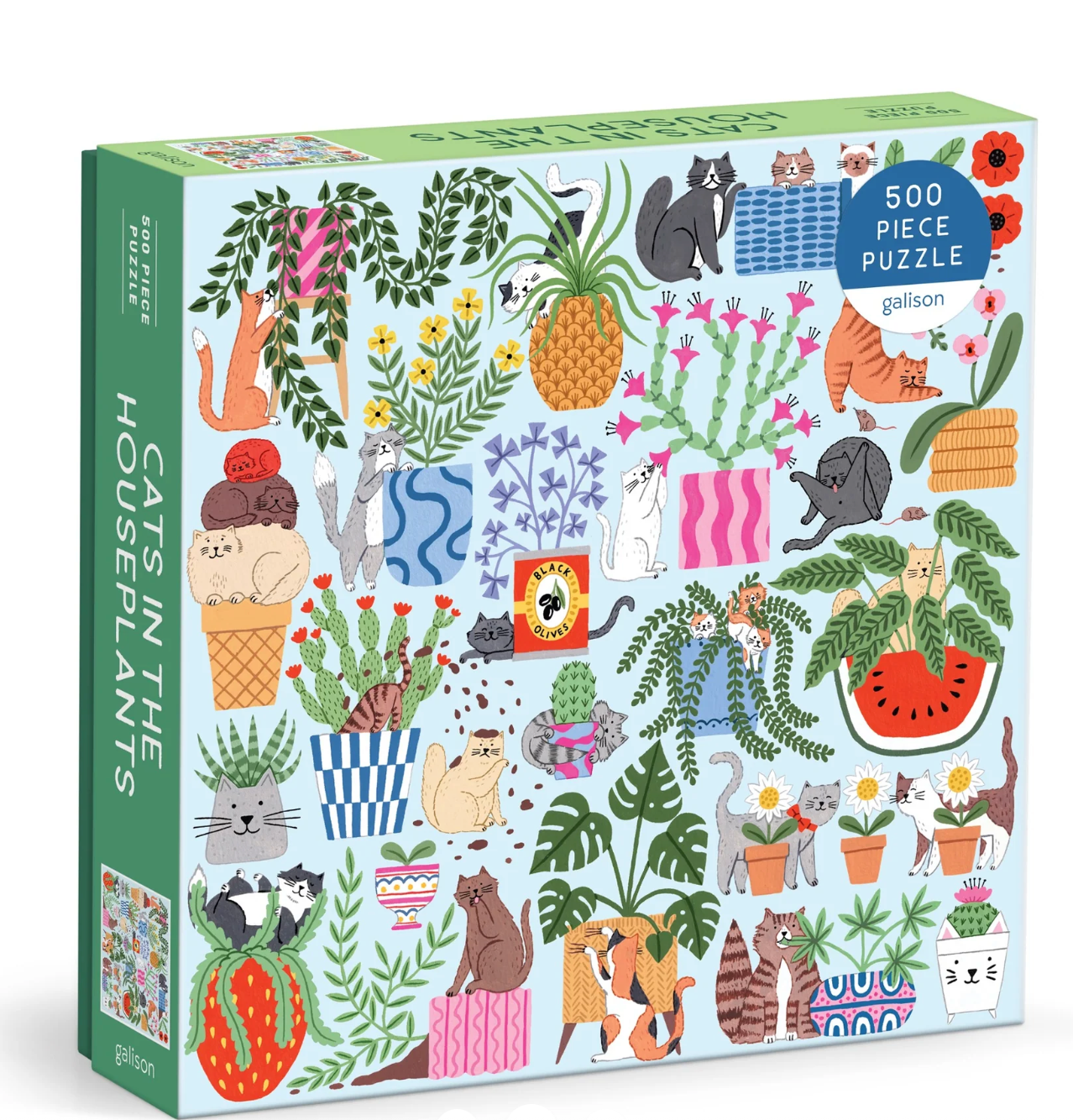 Cats In The Houseplants Puzzle