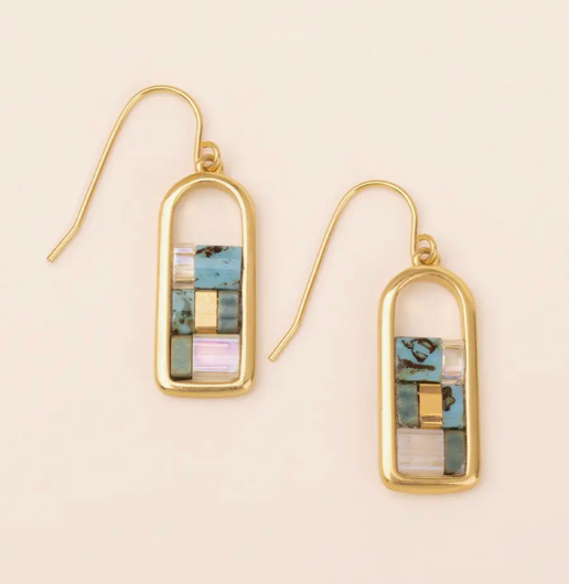 Miyuki Frame Earrings