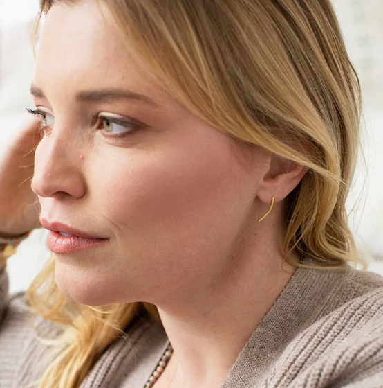 Comet Curve Earrings