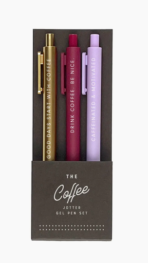 The Coffee Lover Gel Pen Set