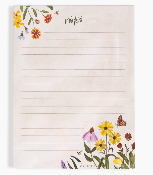 Wildflowers Botanical Notepad
