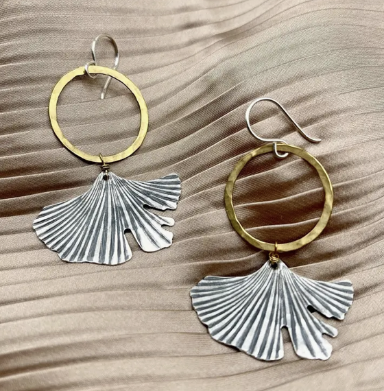 Gingko Earrings