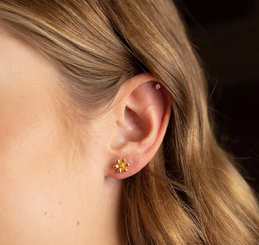 Lily Flower Studs