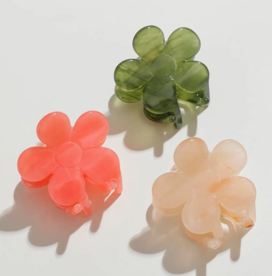 Meadow Flower Mini Claw Clips