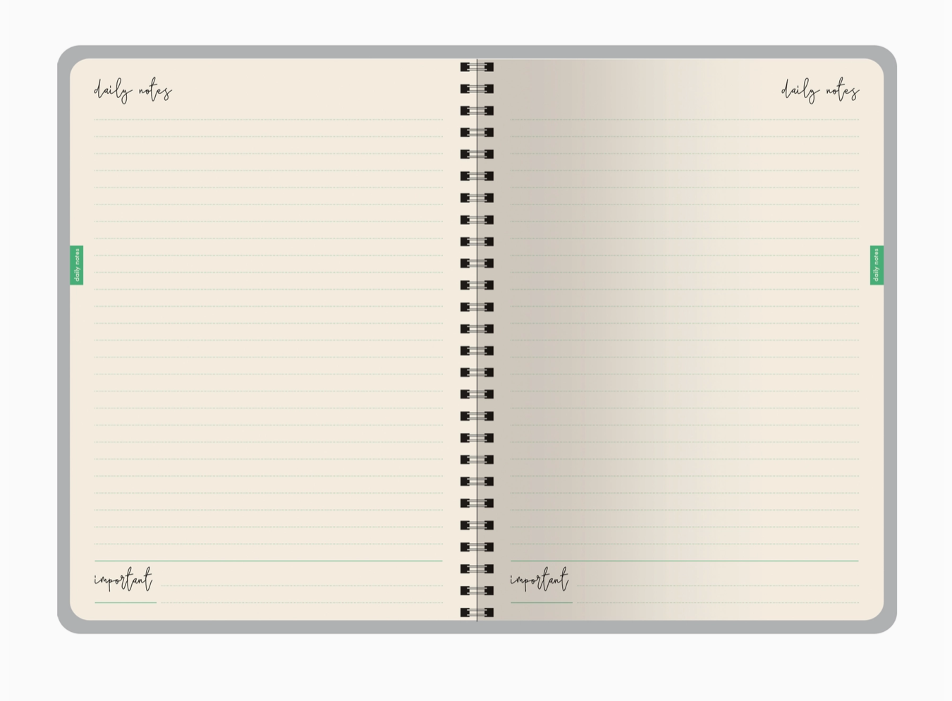 Peonies Daily Planner