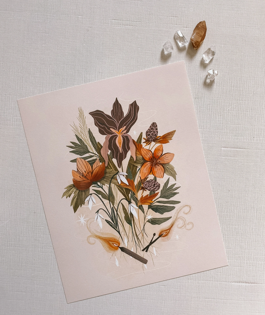 Witch's Bouquet Print