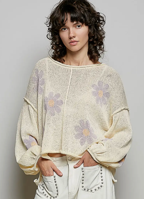 Flower Power Sweater