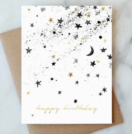 Star Birthday Card