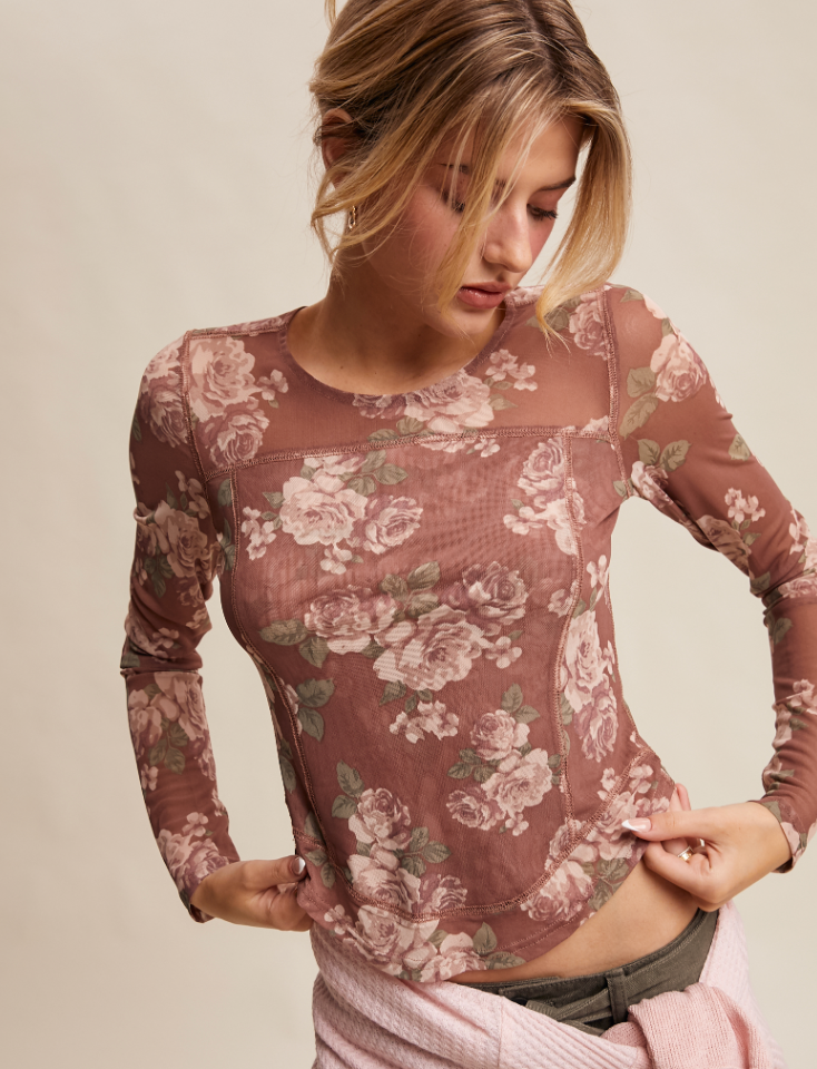 Vintage Floral Top