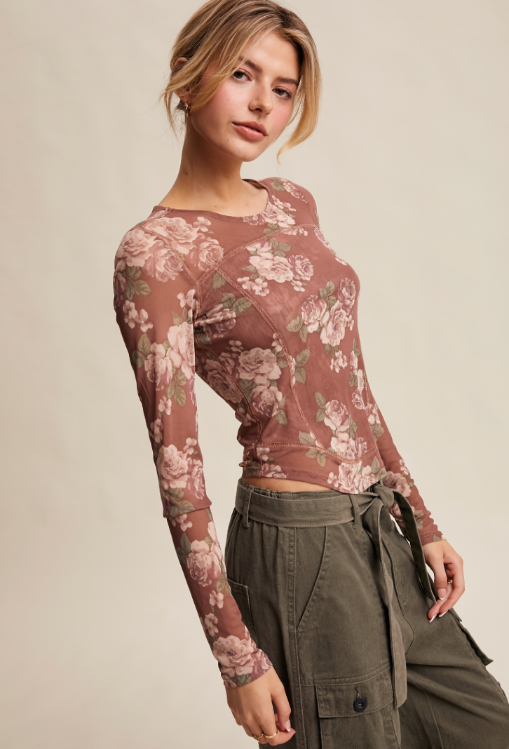 Vintage Floral Top