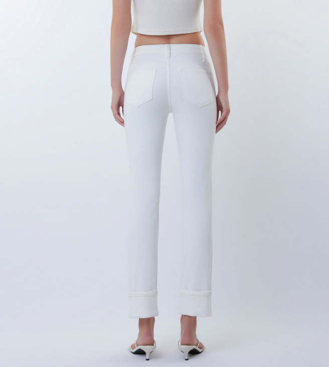 Big Bay Crop Straight Jeans