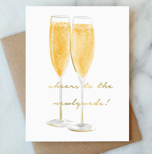 Newlyweds Cheers Card